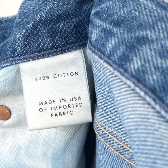 GRLFRND Karolina Jeans Green Eyed Lady Wash Button Fly Blue 27 - Picture 8 of 9